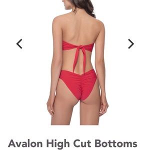 PQ Swim Avalon High Cut Bottoms (Teeny)